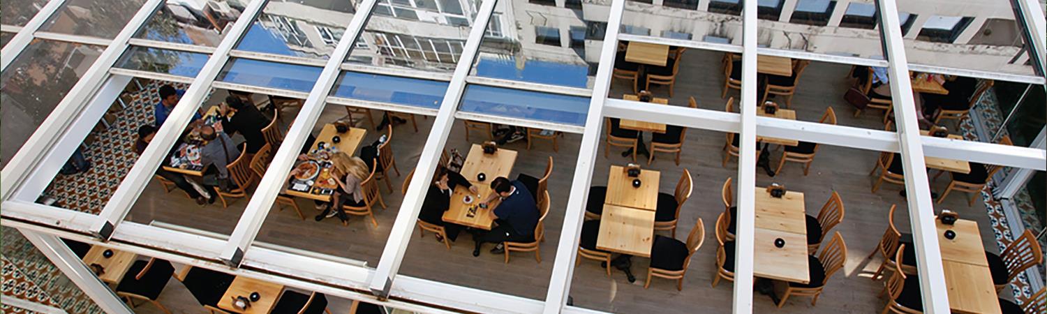 بزرگترین طراح و مجری انواع سقف های جمع شونده